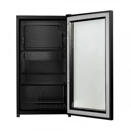 Samix SNK-BC-89 Beverage Cooler 88L Capacity Black, Glass Door, LED Light, Fan Cooling System, Adjustable Legs, Lockable Door 12-Month Warranty - Samix - Image 3
