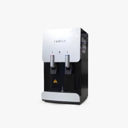 Family Table Water Dispenser ECO 2 Taps - BLACK 1050S Pipeline or Top Load