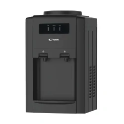 Conti Tabletop Water Dispenser, 2 Taps, Top Load, Black, WD-T316-B