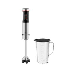 Conti HB 15001 BS Hand Blender – 1500W, Multiple Speeds, Copper Blade, Anti-Splash Rubber Ring, Stainless Steel