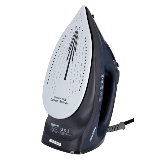 Geepas 2-in-1 Steam Iron GSI7703 – 2400W Ceramic Soleplate, Adjustable Temperature & Self-Cleaning Function - GEEPAS - Image 5