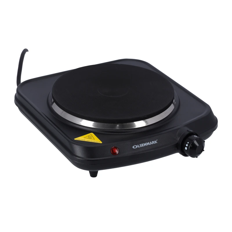 Olsenmark 1500W Single Burner Electric Hot Plate, Cast Iron, OMHP2033 - olsenmark