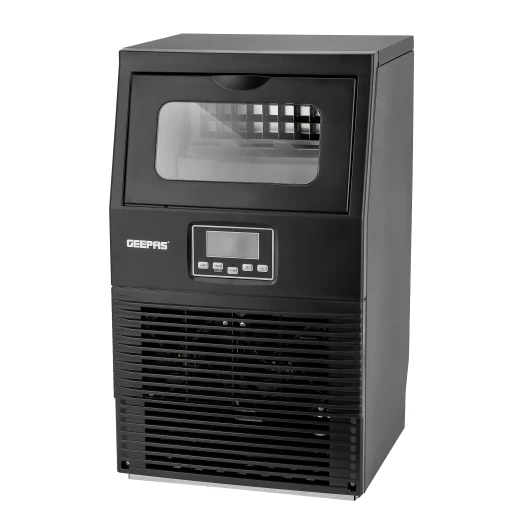 Geepas Automatic Ice Maker GIM63061 – 1.0L Water Tank, 4.0kg Ice Bin, Produces 30kg/Day with Auto Shut-Off Geepas Automatic Ice Maker GIM63061 – 1.0L Water Tank, 4.0kg Ice Bin, Produces 30kg/Day with Auto Shut-Off