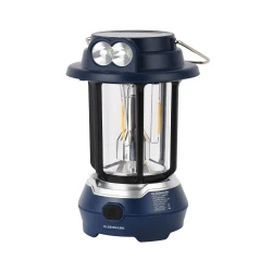 Olsenmark LED Emergency Lantern with Solar – OME2824, Energy Efficient, Super Bright, 7 Hours Runtime, Portable, Compact, Blue, 2 Years Warranty