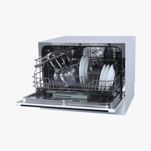Midea Countertop Dishwasher 6 Sets 7 Programs Silver WQP6‑3602F - Midea - Image 2