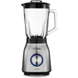 Ufesa BS4800 Sapphire Jug Blender – 1000W Power, 1.5L Glass Jar, 6 Stainless Steel Blades