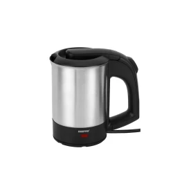 Geepas GK175NV 0.5L Stainless Steel Electric Kettle – 1100W, Auto Shut-Off & Boil Dry Protection, Silver & Black