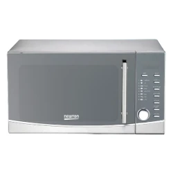 Newton 33L Silver Microwave Oven: Efficient Fast Cooking for Families. Large Capacity Kitchen Appliance with Multiple Power Levels and Pre-set Programs. Enjoy Quick and Easy Meals with This Stylish and Functional Microwave.