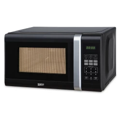 Newton Microwave 30L Black: Experience Efficient Cooking and Defrosting with this Modern Kitchen Appliance. Features a Digital Control Panel for Easy Operation and Precise Settings, Ideal for Quick Meals.