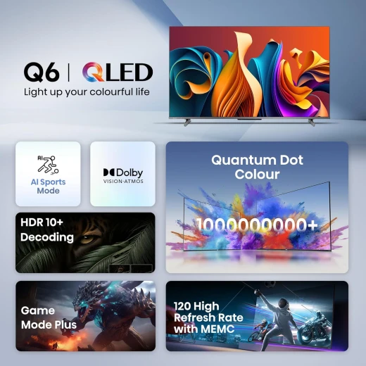 تلفزيون QLED ذكي 50 بوصة بدقة 4K – تقنية Quantum Dot، معدل تحديث 120 هرتز، صوت Dolby Atmos، نظام VIDAA U7، تصميم بدون حواف من هايسنس - هيسنس - Image 14