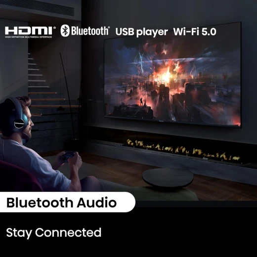 تلفزيون QLED ذكي 50 بوصة بدقة 4K – تقنية Quantum Dot، معدل تحديث 120 هرتز، صوت Dolby Atmos، نظام VIDAA U7، تصميم بدون حواف من هايسنس - هيسنس - Image 6