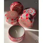 شموع معطرة في علبة مميزة التصميم , متعدد الألوان والتصاميم , 1 , ريبابل