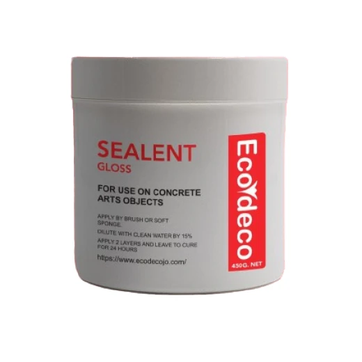 Ecodeco Gloss sealent 450 grams. Clear Waterproofing Coating, Sealant, Polisher & Protector for Concrete and Plaster Artwork, Glossy Protective Coating Easy to Apply with Brush or Soft Sponge Ecodeco Gloss sealent 450 grams. Clear Waterproofing Coating, Sealant, Polisher & Protector for Concrete and Plaster Artwork, Glossy Protective Coating Easy to Apply with Brush or Soft Sponge