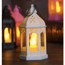 Small Lantern Decoration, White Color