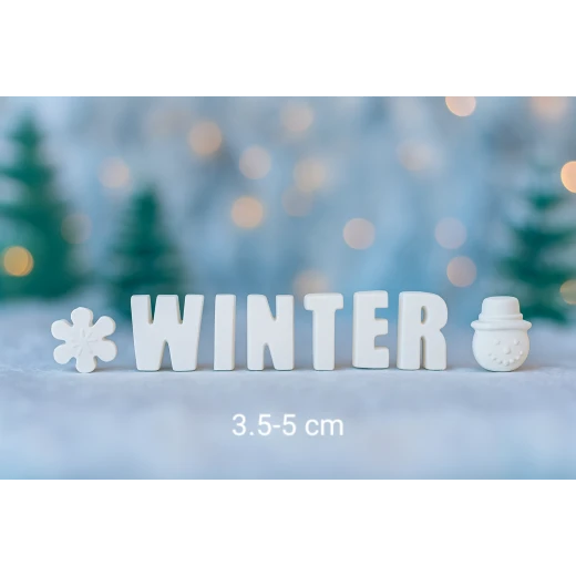 كلمة الشتاء بالأحرف الكبيرة ومعها شكلين راس رجل ثلجي وقطرة ثلج كلمة الشتاء بالأحرف الكبيرة ومعها شكلين راس رجل ثلجي وقطرة ثلج