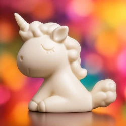 Sensoria, small Unicorn for coloring 6.5x4.5 cm