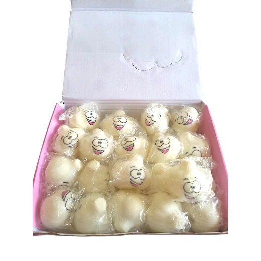 1 Piece of white Squishy garlic theme around 4.5 cm length  - sensoria - Image 2