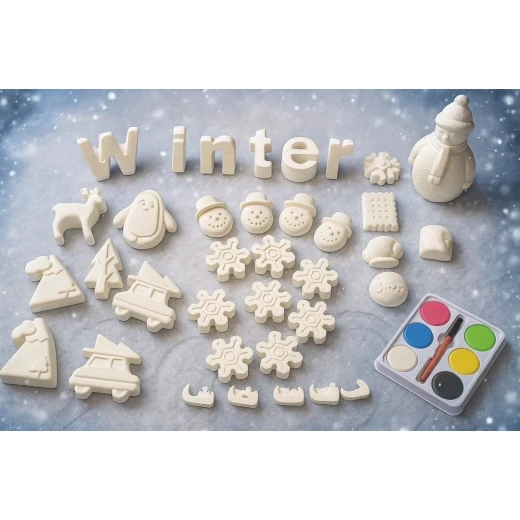 Sensoria – The Sensory Art Snowman Collection, 60 pieces - sensoria - Image 6