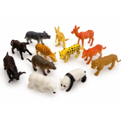 Sensoria, Wild Animals Educational Set for Kids | Realistic Sensory Animal Figures for Open-Ended Play