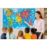سينسوريا – خارطة  حسية معلّقة بنظام مونتيسوري للأطفال - سنسوريا