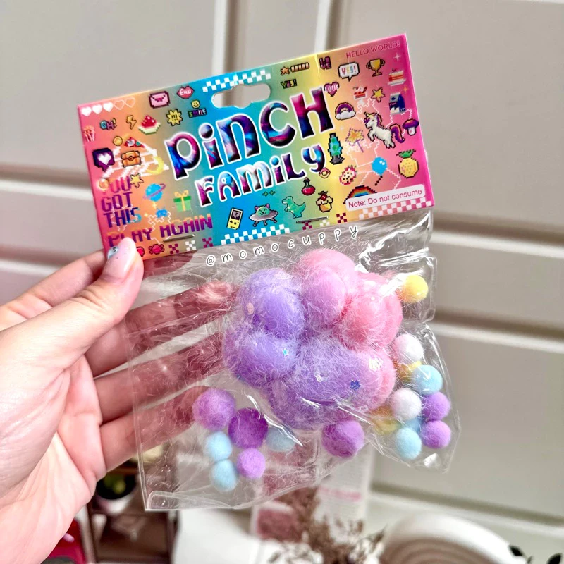سينسوريا، سكوشي ، قطعة واحدة لعبة لينة شفافة ملوّنة على شكل مخلب قط - سنسوريا