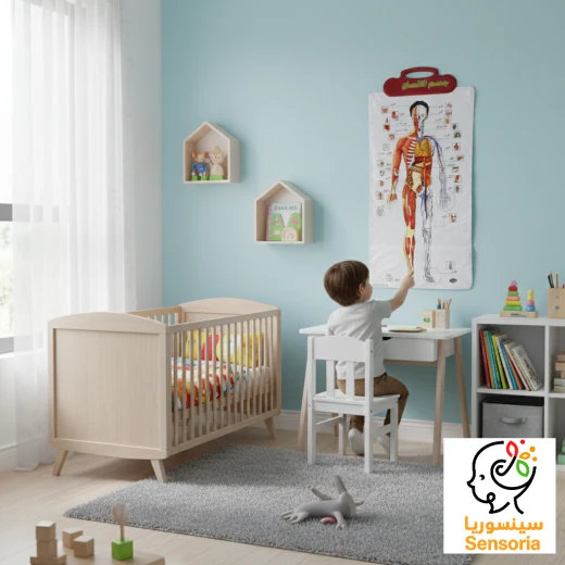 Sensoria Interactive Learning Wall Board – Human Body (Arabic Language) - sensoria - Image 3
