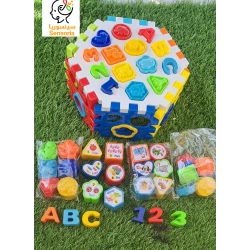 Sensoria, Interactive Puzzle Cube – 8 Sides | 46 Educational Activities (24 x13.5 cm)