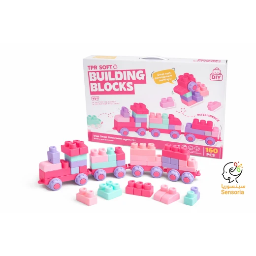 سينسوريا، مجموعة الليجو اللين الطري 160  قطعة - سنسوريا - Image 9