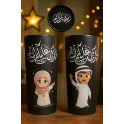 Tissues (Ramadan packing with boy and girl drawing)