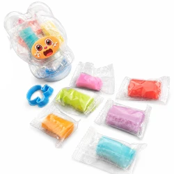 Sensoria, Labubu-Shaped Play Dough Container – 6 Play Dough Pieces & 1 Shape Tool