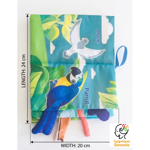 Sensoria, Sensory Cloth Book | Flying Creatures World - sensoria - Image 2