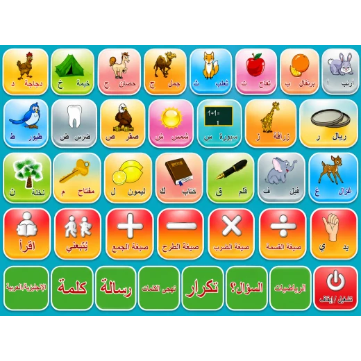 Sensoria, Interactive Educational Sound Board for Kids | Arabic & English Learning + Math + Writing Board - sensoria - Image 2