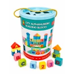 Sensoria, Educational Alphabet & Number Building Blocks | Interactive Construction Toy for Early Learning & Skill Development - sensoria