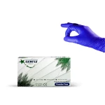 Gentle Nitrile Gloves Blue (Powder Free) - 100 Pieces - Large - Gentle Packing