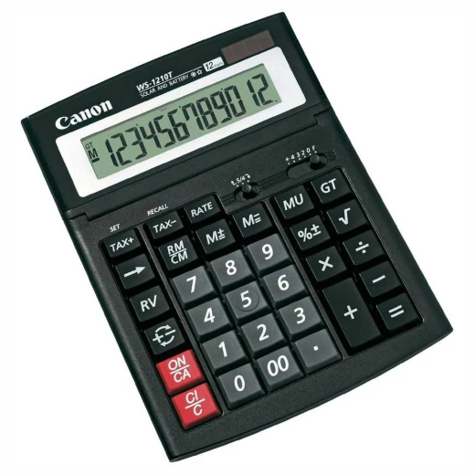 آلة حاسبة مكتبية كانون AS-2200 HB EMEA، 12 رقمًا، صديقة للبيئة، تعمل بالطاقة الشمسية والبطارية، شاشة LCD كبيرة قابلة للإمالة، GT، وظائف زيادة/إنقاص القيمة آلة حاسبة مكتبية كانون AS-2200 HB EMEA، 12 رقمًا، صديقة للبيئة، تعمل بالطاقة الشمسية والبطارية، شاشة LCD كبيرة قابلة للإمالة، GT، وظائف زيادة/إنقاص القيمة
