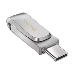 فلاش دوال درايف لوكس 64 جيجابايت – USB عالي السرعة بنظامي Type-C وType-A - سانديسك