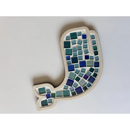 HelloKids Mosaic Art Kit, Whale Shaped - HelloKids - Image 2