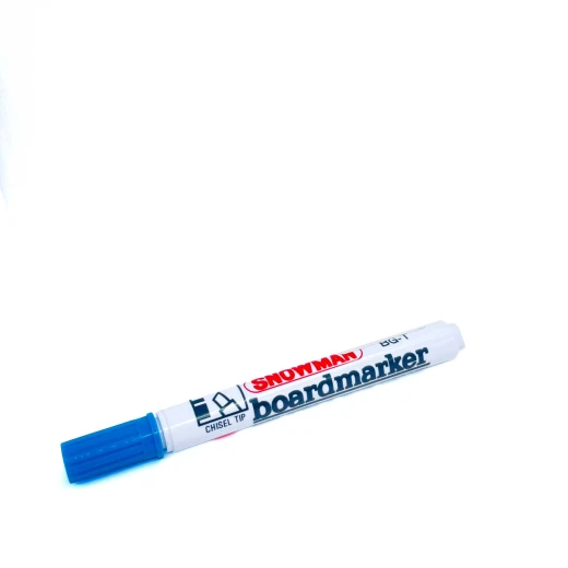 Snowman BG12T White Board Marker Chisel Light Blue Snowman BG12T White Board Marker Chisel Light Blue