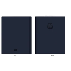 Castelli 2026 Weekly Agenda 21×26 cm, Arabic & English, 144 Pages, Cream Paper, Mon/Sun Layout, Ramadan Shaded, Smyth Sewn Binding