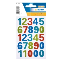 Herma Sticker Magic Numbers, Glittery Foil