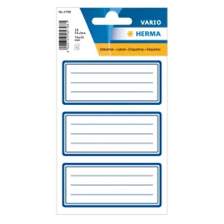 Sticker Vario School Labels Blue Frame