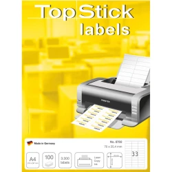 Herma Topstick Label 70X25.4 A4 33 Label