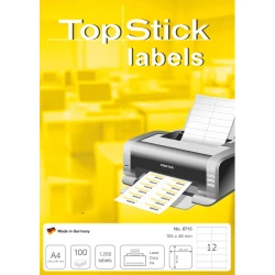 Herma Topstick Label 105x48 A4 12 Label