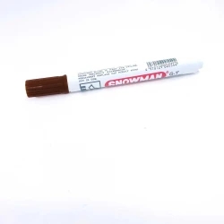 Snowman G12T Permanent Chisel Marker Brown