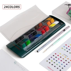 Miya Himi Rhombus Solid Watercolor Kits 24 color