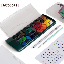 Miya Himi Rhombus Solid Watercolor Kits 36 color