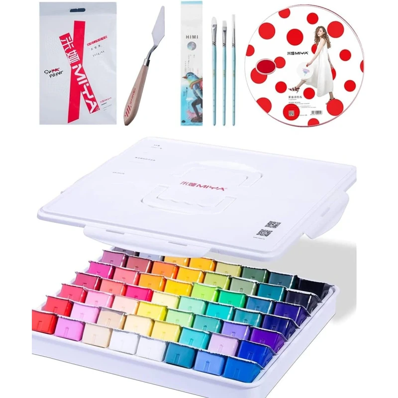 Miya Gouache Paint Set M Series -42x85ml - Miya