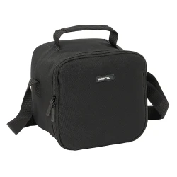 Safta Waterproof Cooler Bag Black – Durable insulated bag that keeps food and drinks fresh for hours, waterproof design, lightweight, easy to carry, ideal for travel, school, picnics, and daily use.