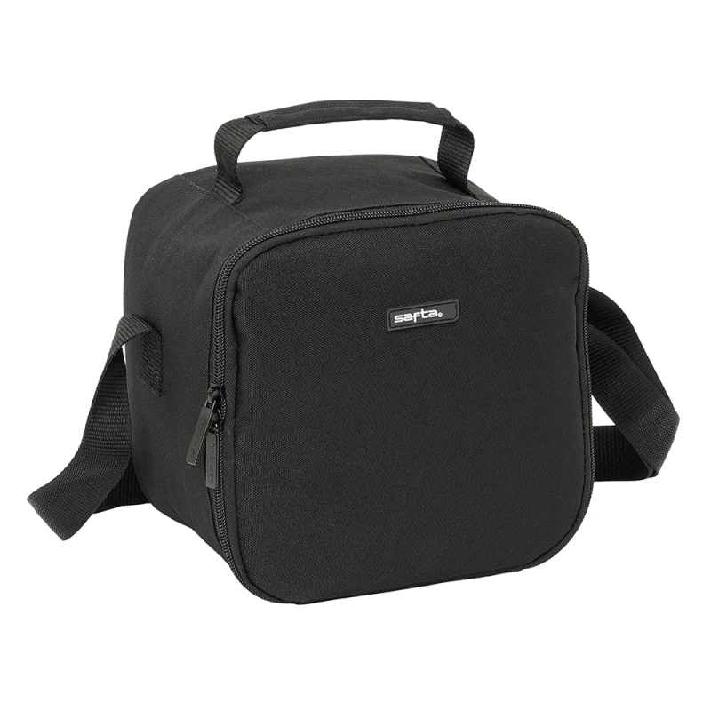 Safta Waterproof Cooler Bag Black – Durable insulated bag that keeps food and drinks fresh for hours, waterproof design, lightweight, easy to carry, ideal for travel, school, picnics, and daily use. - safta