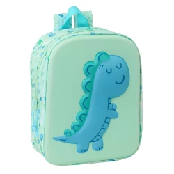 Safta 3D Mini Backpack Dino 3D – Fun and lightweight mini backpack with eye-catching dinosaur 3D design, durable material, compact size, comfortable straps, perfect for kids, school, and outings.